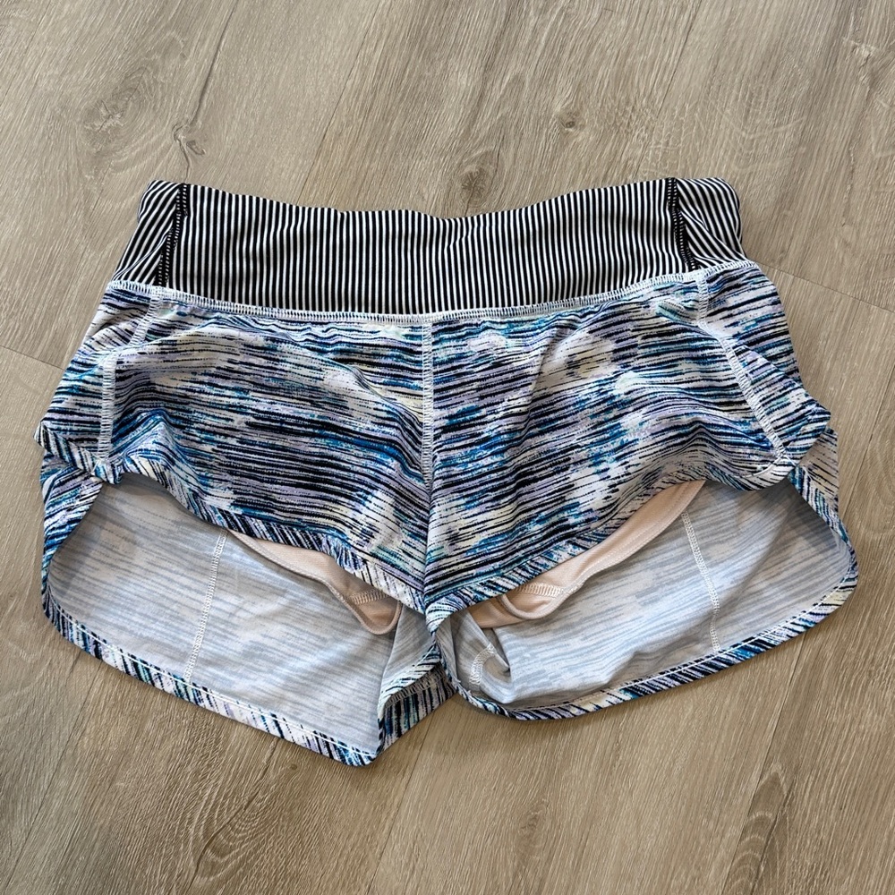 Lululemon Striped and Patterned Athletic Shorts